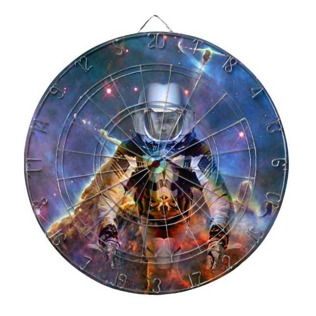 Astronaut Disintegration Dartboard (Front)