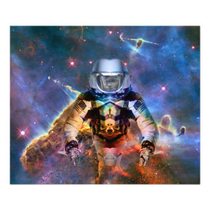 Astronaut Disintegration Photo Print