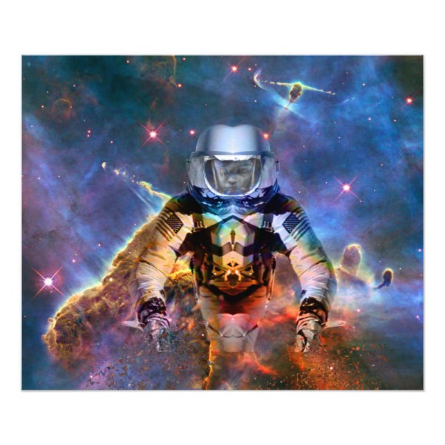 Astronaut Disintegration Photo Print (Front)