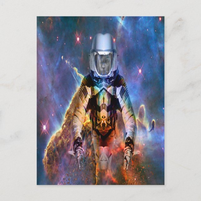 Astronaut Disintegration Postcard (Front)