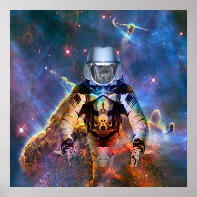 Astronaut Disintegration Poster (Front)