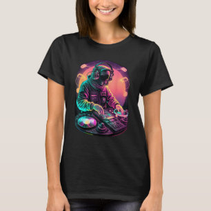 Astronaut DJ, DJing in Space, EDM cool Graphic T-Shirt