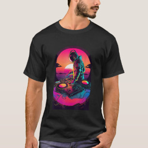 Astronaut DJ, Festival DJing EDM Psytrance Techno T-Shirt
