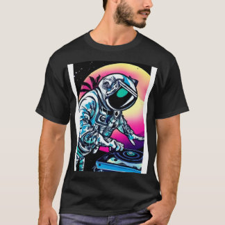 Astronaut DJ In Space 1 T-Shirt
