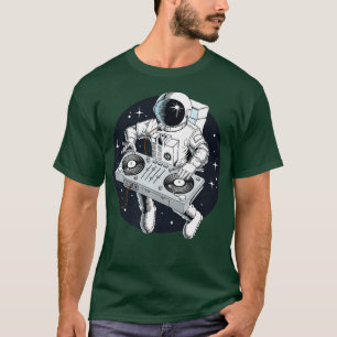 Astronaut DJ with Turntable Premium T-Shirt