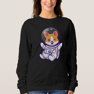 Astronaut Dog Cute Dog Design Sweatshirt