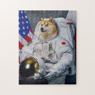 Astronaut Doge Jigsaw Puzzle