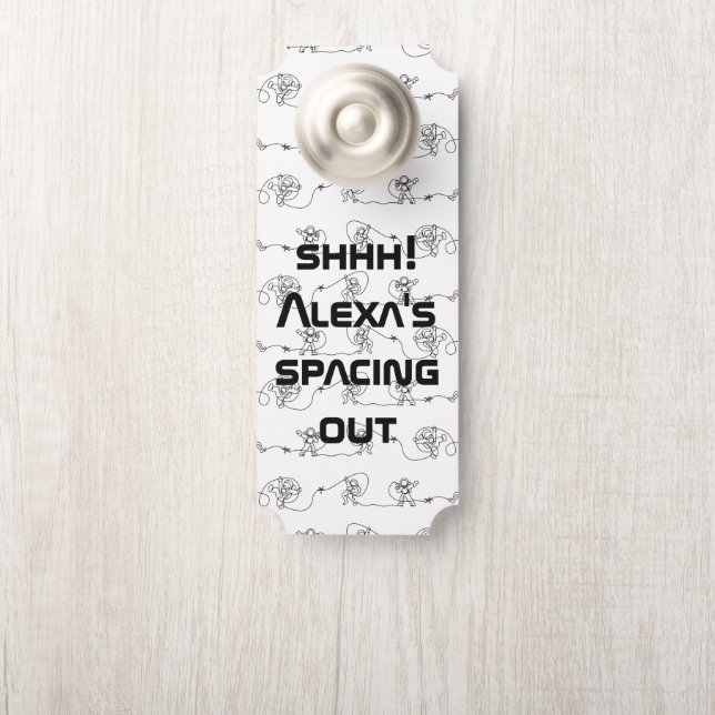 Astronaut Door Hanger (On Knob)