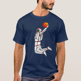 Astronaut dunking basketball  T-Shirt