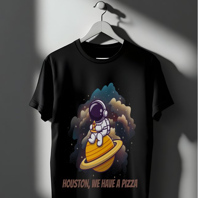 Astronaut Eating Pizza T-Shirt (Creator Uploaded)