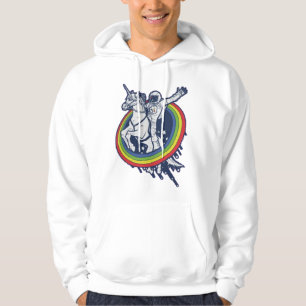 Astronaut équitation Unicorn Sweat - shirt à capuc
