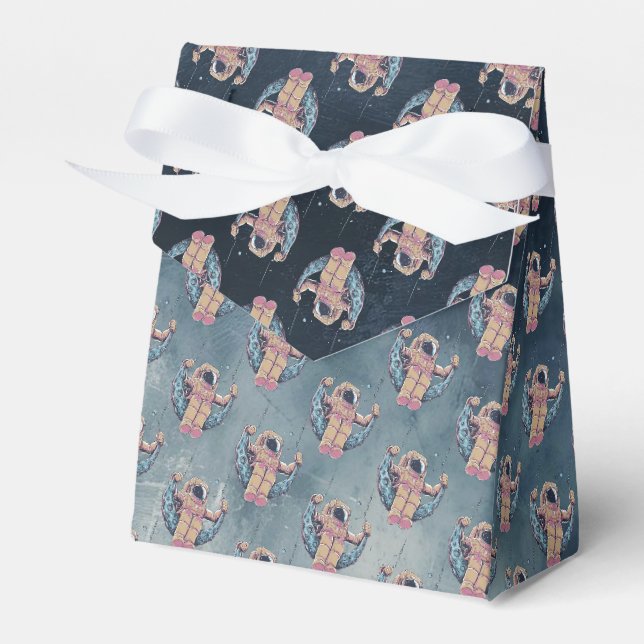 Astronaut Favor Box (Front Side)