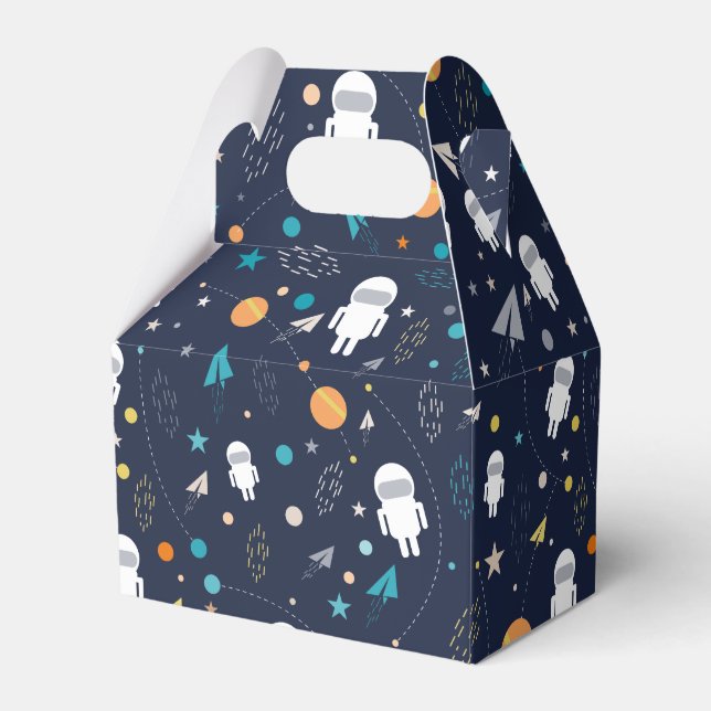 Astronaut Favor Box (Front Side)