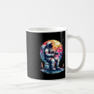 Astronaut Fishing In Space Boys Girls Kids Astrona Coffee Mug