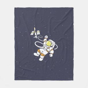 Astronaut Fleece Blanket