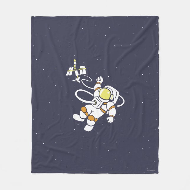 Astronaut Fleece Blanket (Front)
