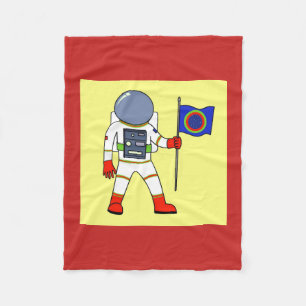 Astronaut Fleece Blanket