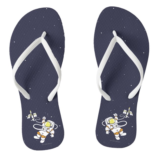 Astronaut Flip Flops (Footbed)