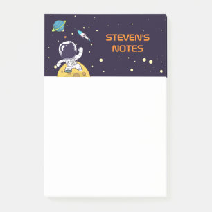 Astronaut Floating in Outer Space Post-it Notes
