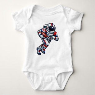 Astronaut Football Baby Bodysuit