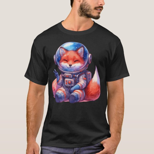 Astronaut Fox T-Shirt (Front)