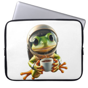 Astronaut Frog Laptop Sleeve