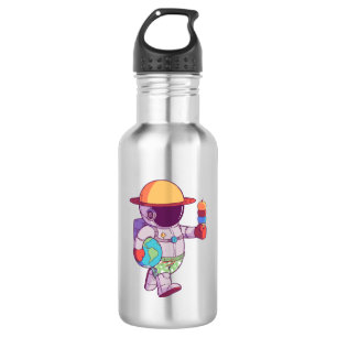 Astronaut , Funny Planets  532 Ml Water Bottle