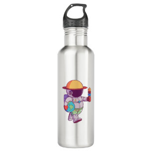 Astronaut , Funny Planets  710 Ml Water Bottle