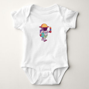 Astronaut , Funny Planets Outer Space Baby Bodysuit