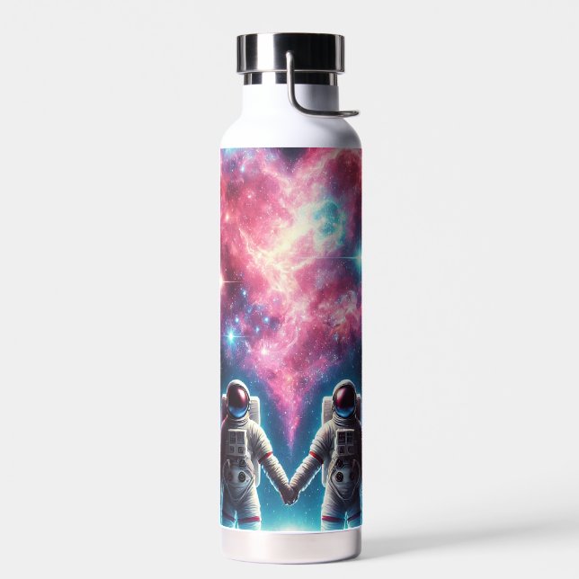 Astronaut Galaxy Water Bottle (Left)