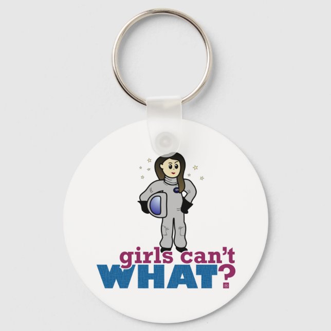 Astronaut Girl Keychain (Front)