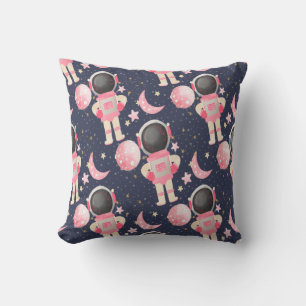 Astronaut Girl Pattern. Astronaut Girl, Astronaut Throw Pillow