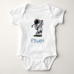 Astronaut Golf Baby Bodysuit