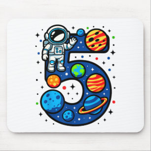 Astronaut Grandma Mothers Day Birthday Planet Ball Mouse Pad
