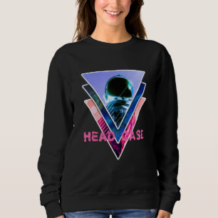 Astronaut Headcase Aesthetic Vaporwave Space Art Sweatshirt