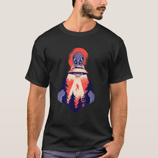 Astronaut Helmet Fish T-Shirt (Front)