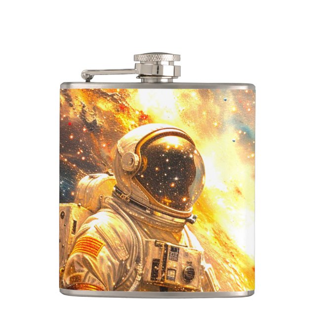 Astronaut Hip Flask (Front)