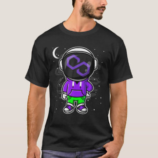 Astronaut Hiphop Polygon Matic Coin To The Moon Cr T-Shirt