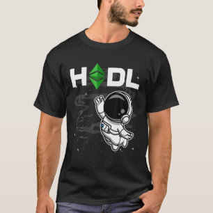 Astronaut HODL Ethereum Classic ETH Coin To The Mo T-Shirt