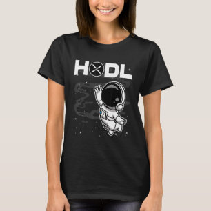 Astronaut Hodl Ripple Xrp Coin To The Moon Crypto T-Shirt