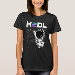 Astronaut Hodl Solana Sol Coin To The Moon Crypto  T-Shirt