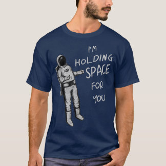 Astronaut Holding Space T  T-Shirt