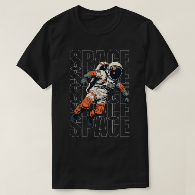 Astronaut in a Spacesuit T-Shirt (Design Front)