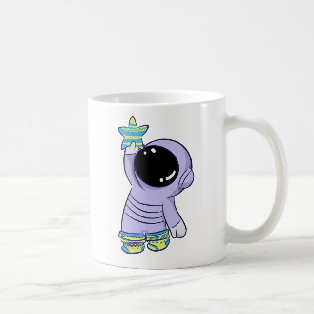 Astronaut in different socks mug (Right)