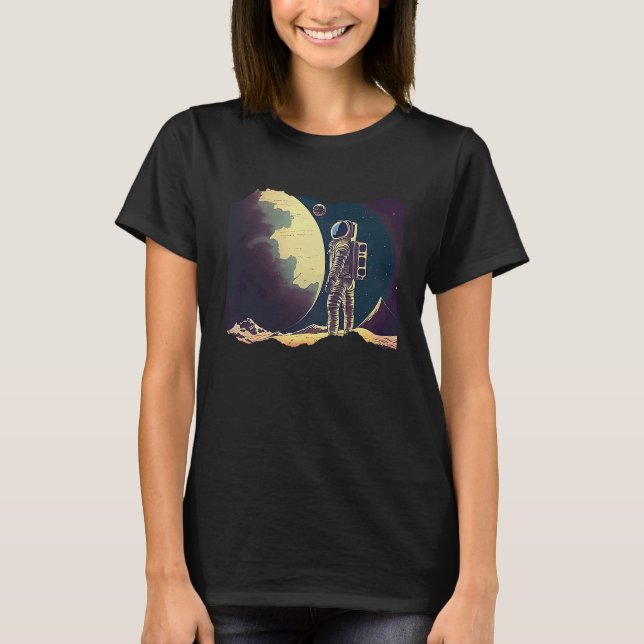 Astronaut In Space Artwork  1 T-Shirt (Front)