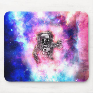 Astronaut in space mouse pad