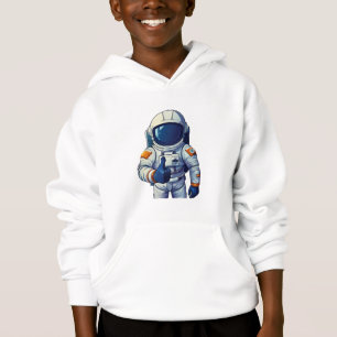 astronaut in space suit showing thumb up 