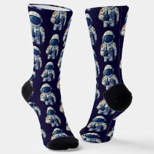 astronaut in space suit showing thumb up  socks