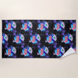 ASTRONAUT IN TRAINING BEACH TOWEL