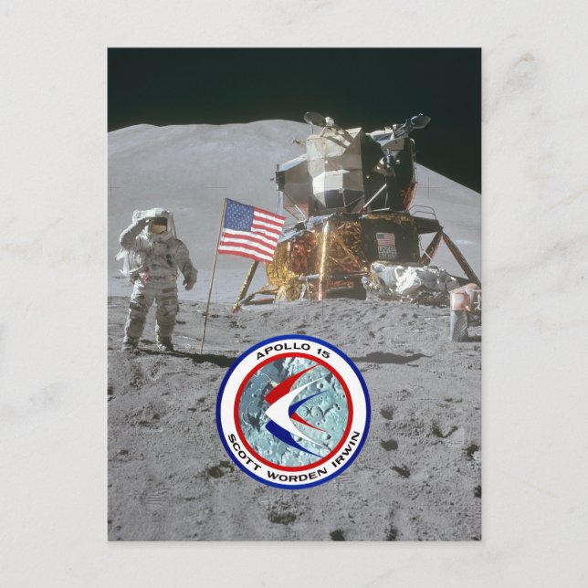 Astronaut James Irwin (Apollo 15)  Postcard (Front)